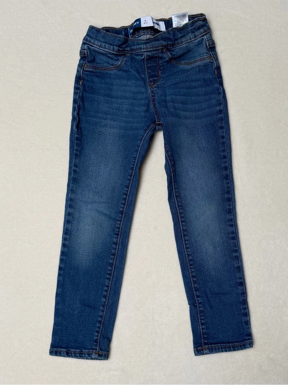 Old Navy Girls Pull-On Skinny Jeans Size S (6-7) Medium Wash